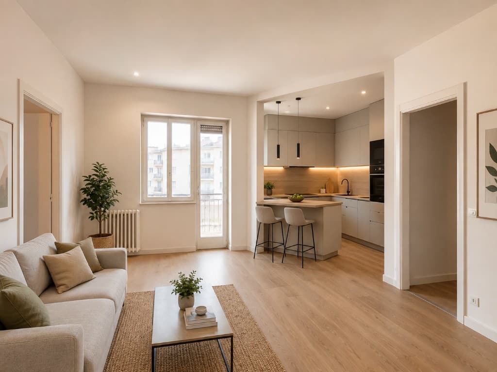 Appartamento completamente rinnovato in stile moderno